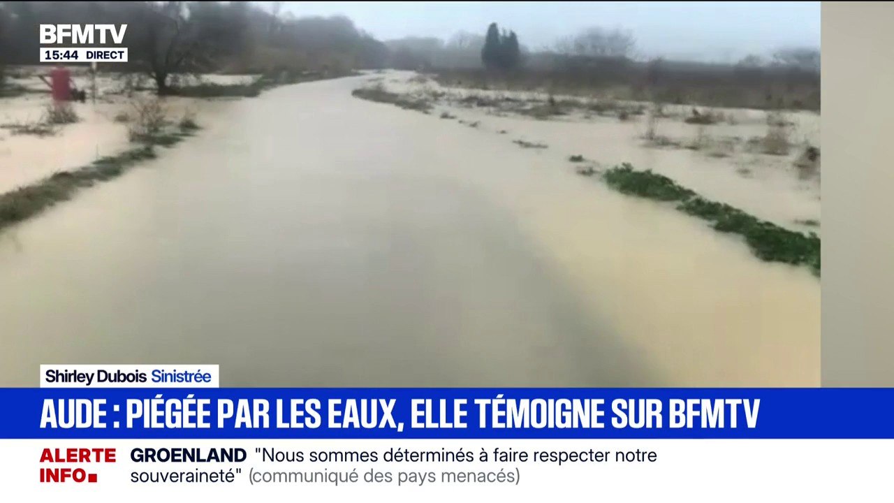 "Une vague très violente": des crues impressionnantes dans l'Aude, une sinistrée raconte