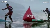 GlaGla Race 2026, paddleboarder sfidano il freddo ad Annecy