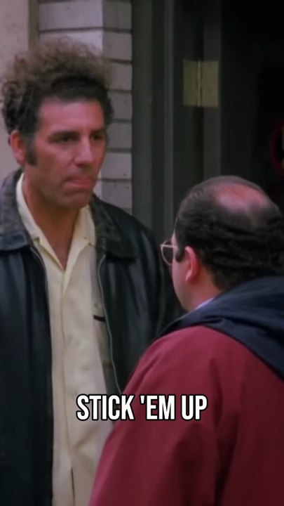 Kramer Orders George to Stick 'Em Up on Seinfeld