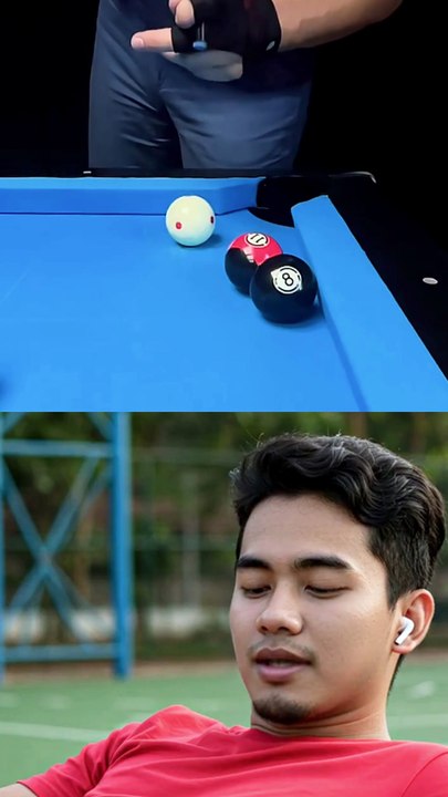 How to spin back in 8 ball