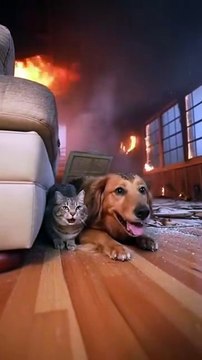 🔥 January 18, 2026: Fire Service Risks Lives to Save a Dog & Cat — Emotional Rescue! #animalsoftiktok #animals #lifeisbutadream