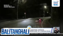 Motorcycle rider at kaniyang angkas, sugatan matapos sumemplang sa Loakan Road | Balitanghali