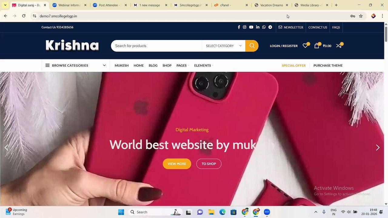Day 8 Website Ecommerce