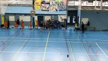 Moment de remerciement et de respect pour les équipes U13 mixte du HBCDouarnenez et HBCCapSizun/HBCHautPaysBigouden