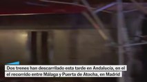 Descarrilan dos trenes en Andalucía a su paso por Adamuz, en Córdoba