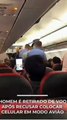 Homem é expulso de voo pela PF após recusa em colocar celular em modo avião