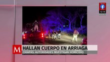 Investigan homicidio en Chiapas tras hallazgo de cuerpo con impactos de bala