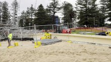 Cronulla beach after wild weather