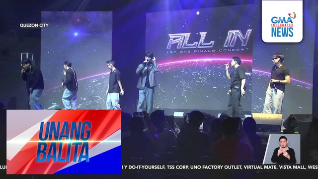 All 1N concert ng PPop group na 1st.One, jam-packed last weekend; very grateful sa love at support ng fans at ng GMA Network | Unang Balita