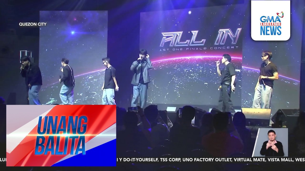 "All 1N" concert ng PPop group na 1st.One, jam-packed last weekend; very grateful sa love at support ng fans at ng GMA Network | Unang Balita