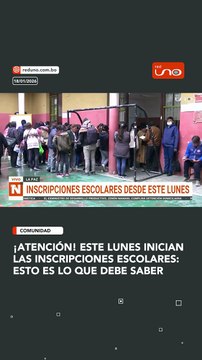 ¡Atención! Este lunes inician las inscripciones escolares: ESTO ES LO QUE DEBE SABER