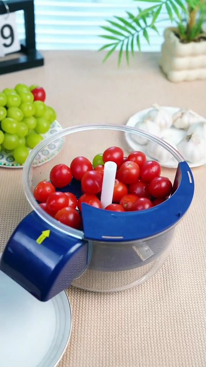 Automatic electric machine for peeling grapes