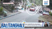 Batang babae na biglang tumawid sa kalsada, patay nang mabangga at magulungan ng pickup | Balitanghali