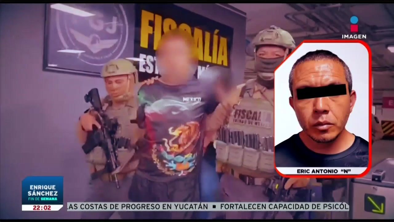 Detienen a Erick Antonio "N" por los feminicidios de Cindy y Teresita | Imagen Noticias Fin de Semana