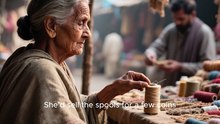 An Old Village Woman Who Never Gave Up