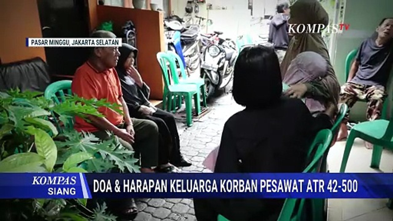 Proses Identifikasi Korban Pesawat ATR 42-500, Terpusat di RS Bhayangkara Makassar | KOMPAS SIANG