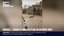 Hérault: jusqu'à 3 mois de pluie sont tombés en un week-end, causant des inondations et d'autres dégâts
