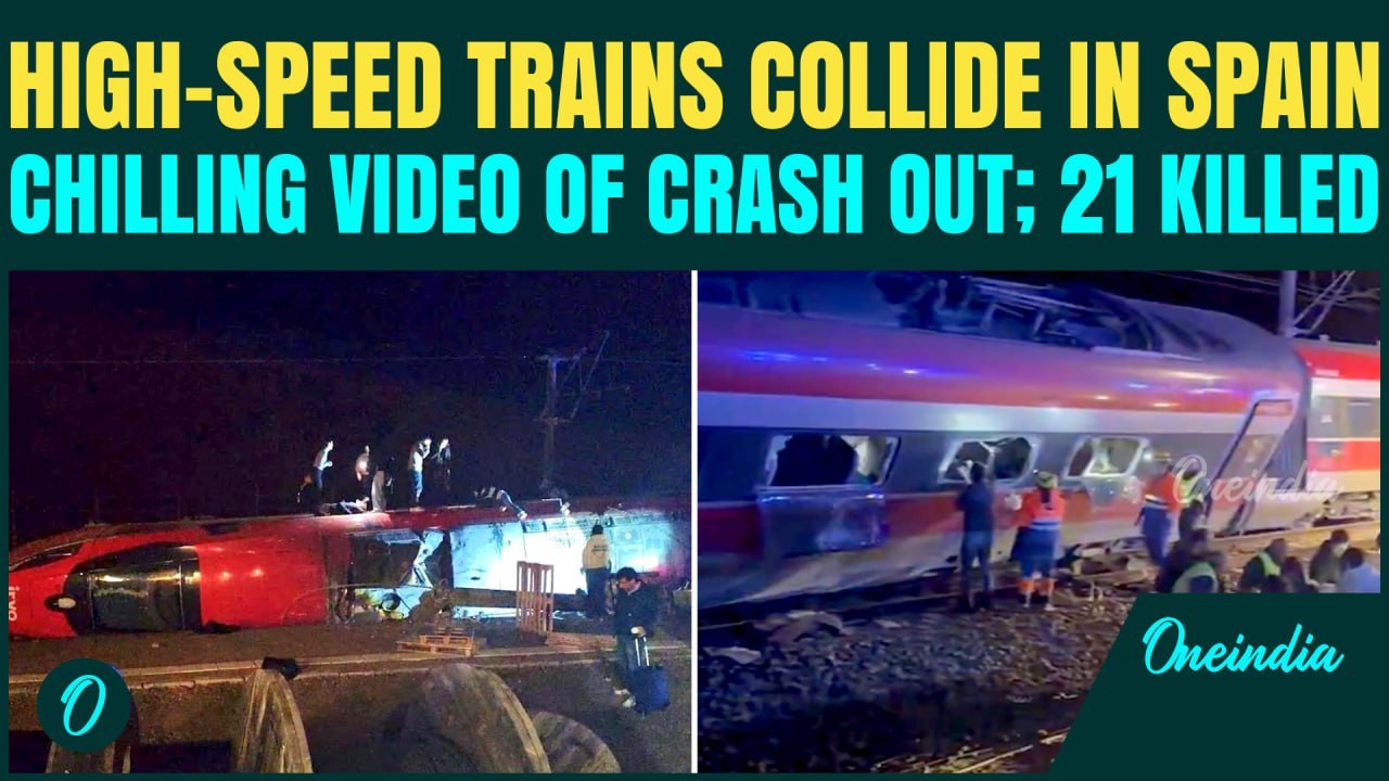 Spain TRAIN Derails: Two High-Speed Trains CRAS...