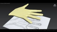 Flame: 3DS MAX Practice Polygon Hand Model Video #5 (01-19-2026)