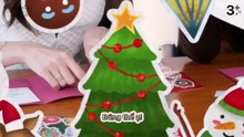 [Vietsub] DIY Làm thiệp giáng sinh cùng LenaMiu