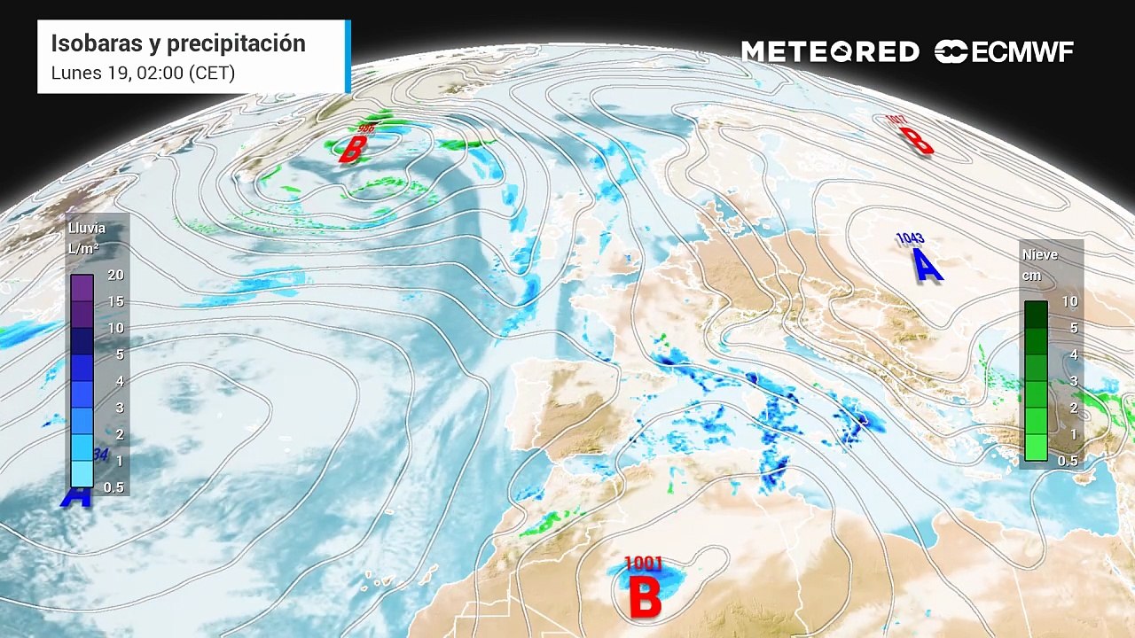 Tiempo en España y Europa