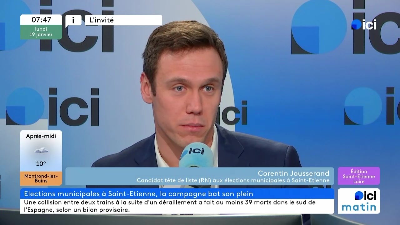 Le candidat Rassemblement National à la mairie de Saint-Étienne propose "un comité d'éthique" pour la moralité des élus