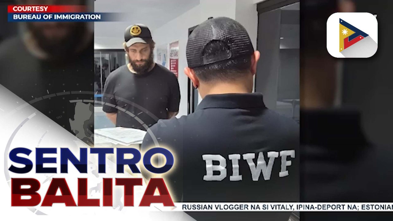 Russian vlogger na si Vitaly na inaresto dahil sa pananakit at pagnanakaw sa ilang Pilipino, ipina-deport na