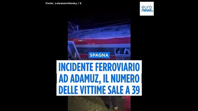 Incidente sull'alta velocità in Spagna: deragliano due treni, almeno 40 vittime e decine di feriti