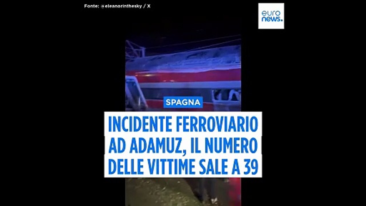 Incidente sull'alta velocità in Spagna: deragliano due treni, almeno 40 vittime e decine di feriti