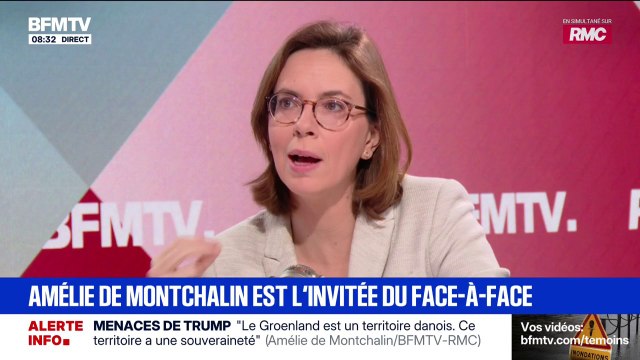 Menaces de Donald Trump: Avant l'économie, c'est le monde qui peut basculer , déclare Amélie de Montchalin, ministre de l’Action et des Comptes publics