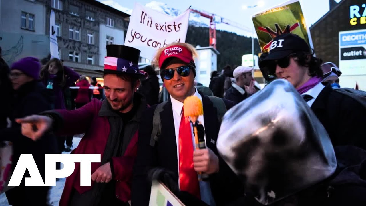 Davos on Fire! Activists Target Trump, Wealthy Elites, and WEF on Eve of Forum | APT