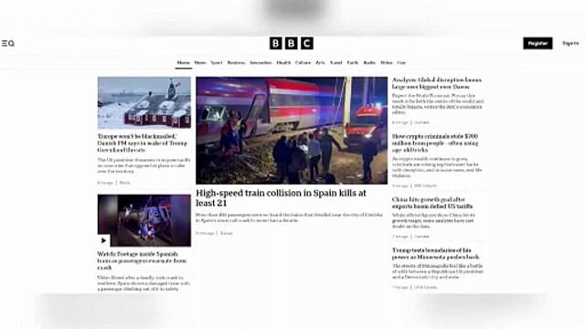 Medios internacionales recogen en sus portadas el accidente ferroviario de Adamuz, Córdoba