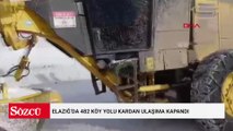 Elazığ’da 482 köy yolu kardan ulaşıma kapandı