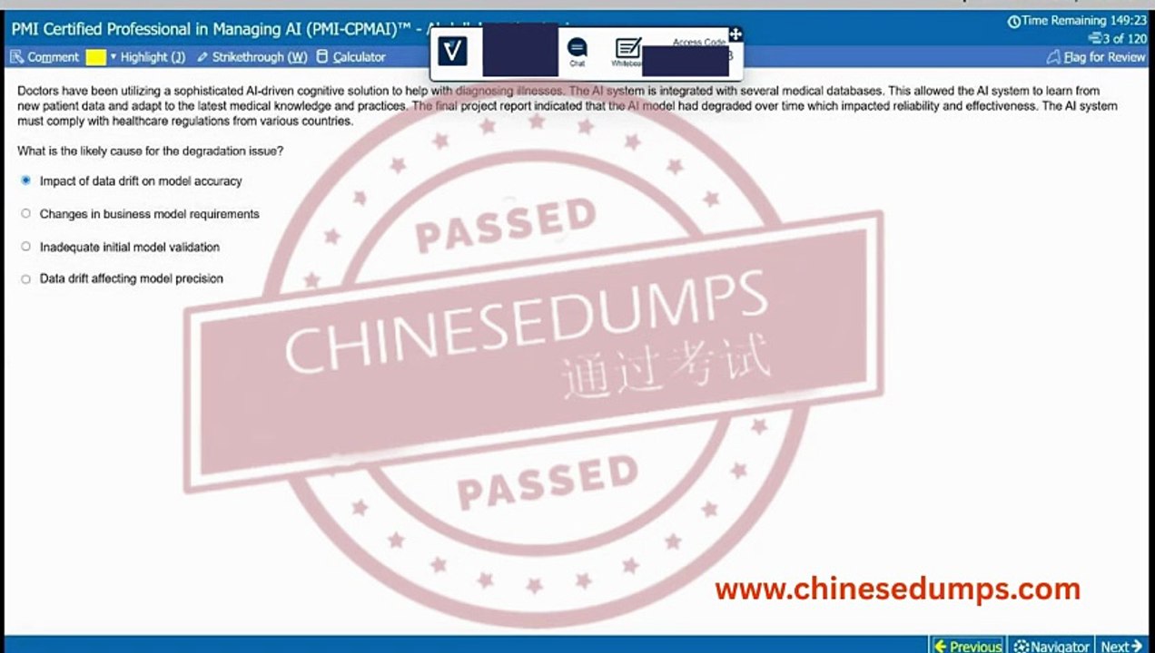 PMI CERTIFIED PROFESSIONAL IN MANAGING AI (PMI - CPMAI )