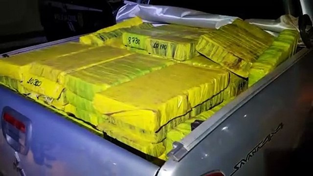 Grande operação da Polícia Militar resulta em apreensão de mais de uma tonelada de maconha em Cascavel