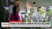 Fortuna de bilionários cresce três vezes mais rápido em 2025