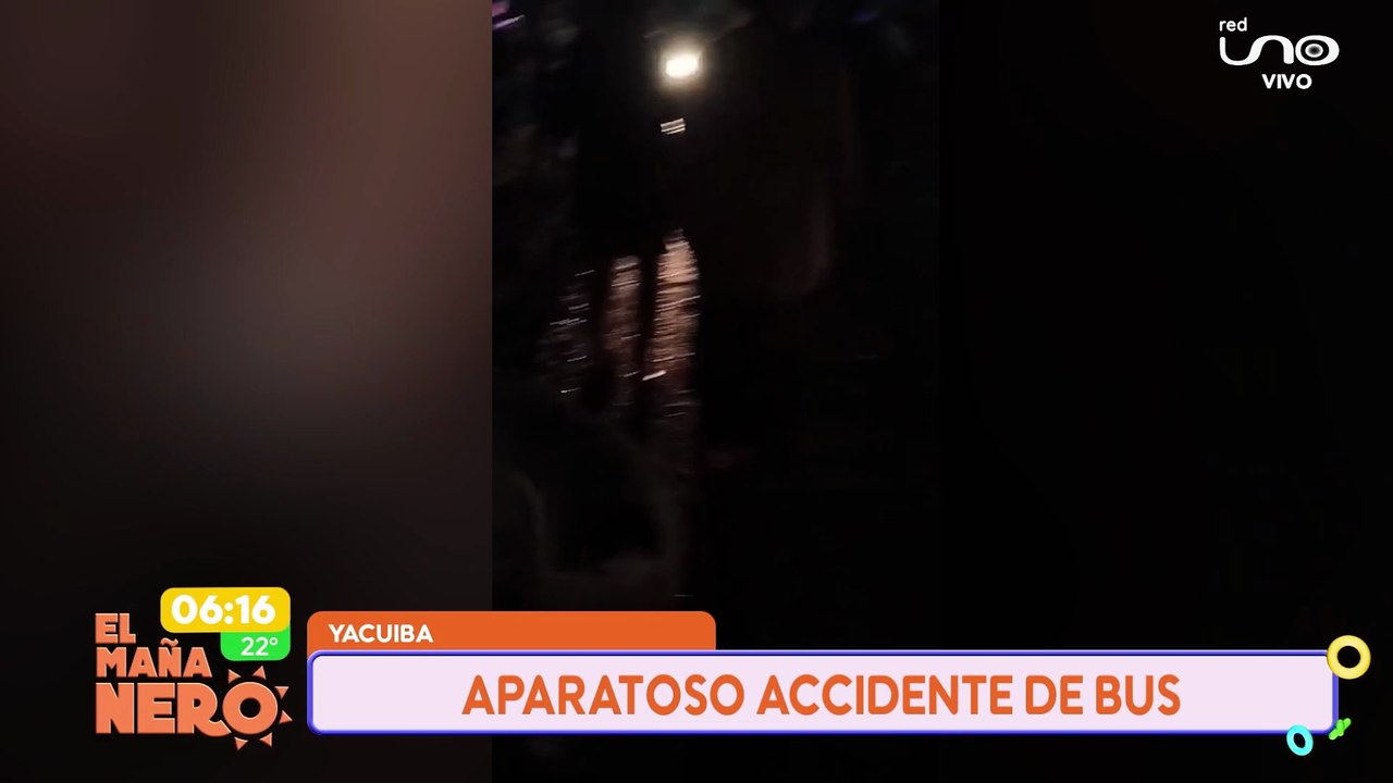 APARATOSO ACCIDENTE DE BUS