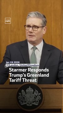 Starmer Responds to Trump’s Greenland Tariff Threat