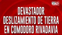 Imágenes impactantes del devastador deslizamiento de tierra en Comodoro Rivadavia