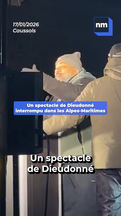 Ce que l'on sait du spectacle de Dieudonné interrompu dans les Alpes-Maritimes
