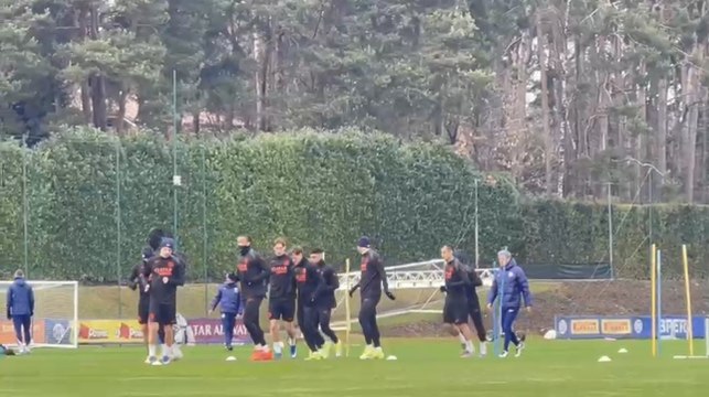 VIDEO FCIN1908 / Inter-Arsenal, allenamento della vigilia: squadra divisa in due
