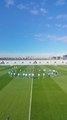 Respetuosísimo minuto de silencio de la plantilla del Real Madrid tras el accidente ferroviario en Adamuz
