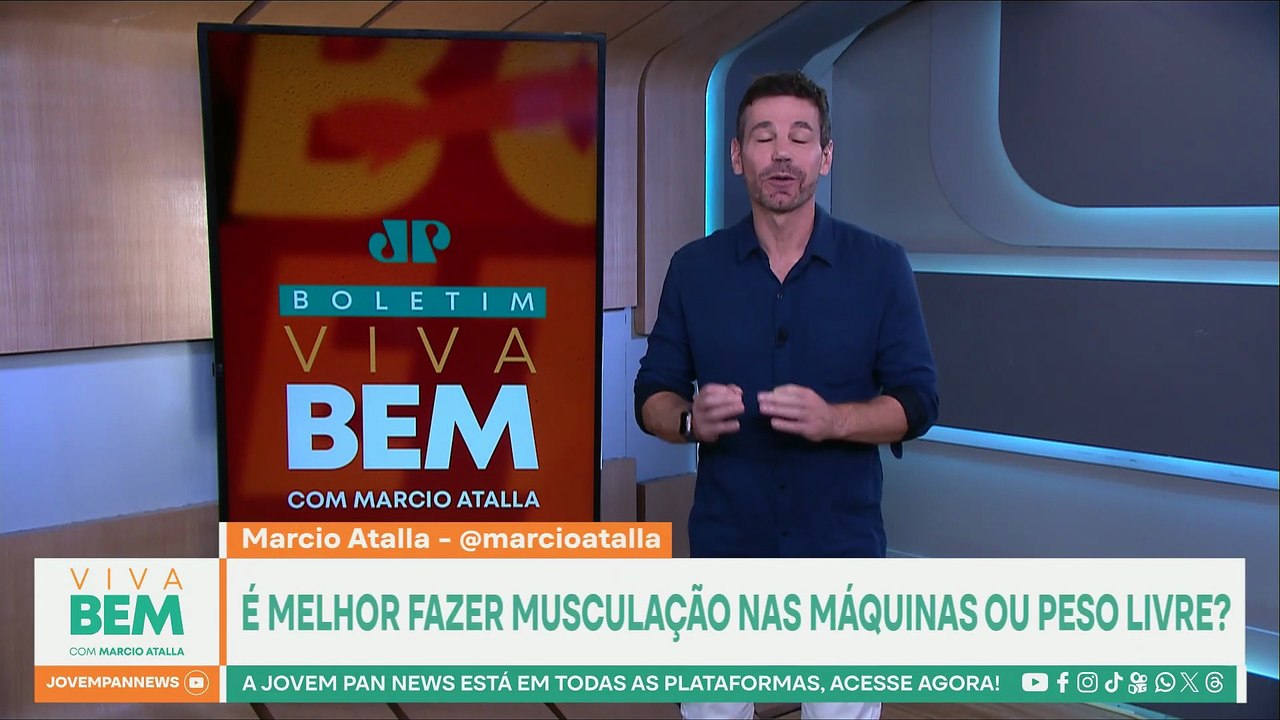 É melhor fazer musculação nas máquinas ou peso livre? Marcio Atalla responde