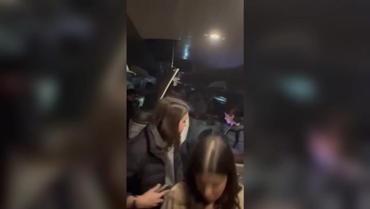 Footage from inside Spain’s high-speed train crash shows desperate passengers trying to escape