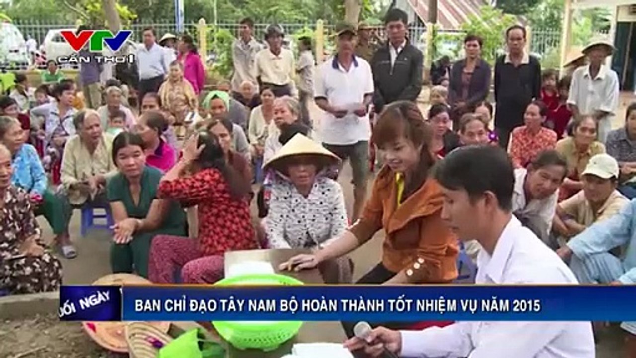 VTV Cần Thơ 1 - Bản tin cuối ngày cuối cùng trước khi sát nhập với VTV9 (23-15 31-12-2015)