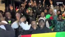 Coppa d'Africa, centinaia in strada a Torino in festa per il Senegal