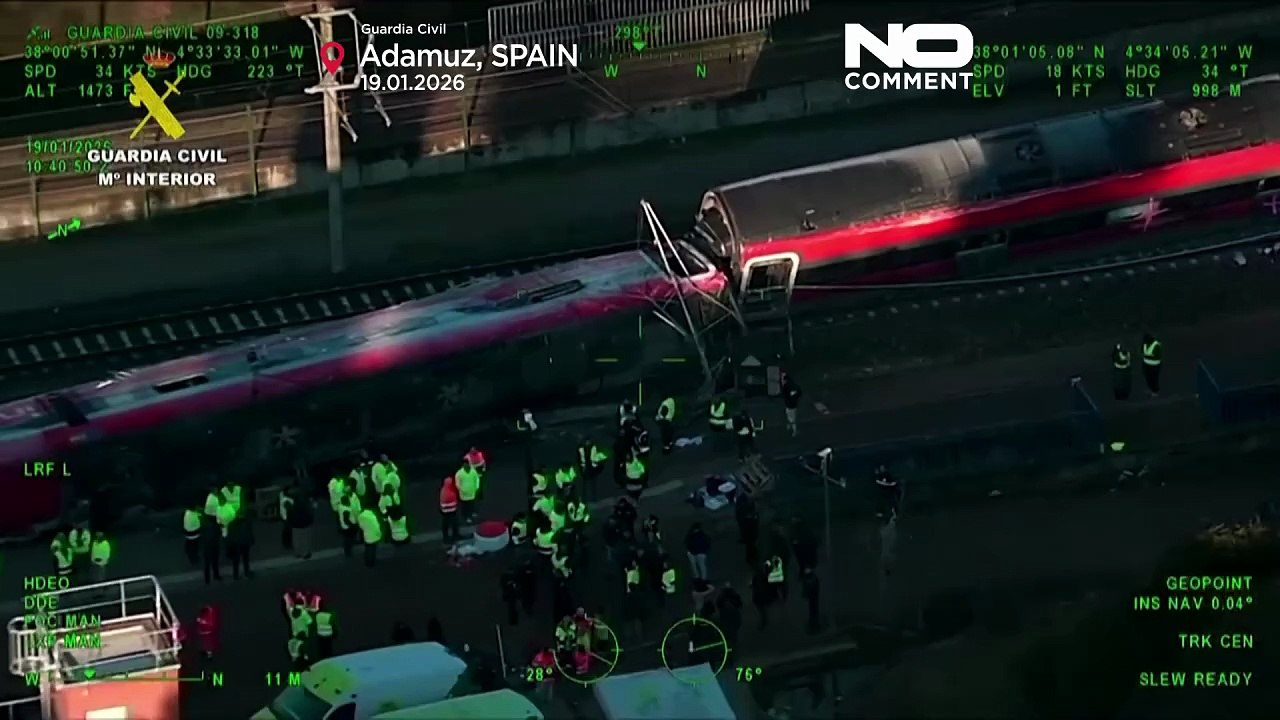 Espagne : les secours se poursuivent, le bilan s'alourdit après l'accident de train à Cordoue