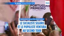 Présidentielle portugaise : le socialiste Seguro et le candidat d'extrême droite Ventura au 2nd tour