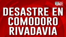 Desastre en Comodoro Rivadavia: desmoronamiento de un cerro deja a más de noventa familias evacuadas