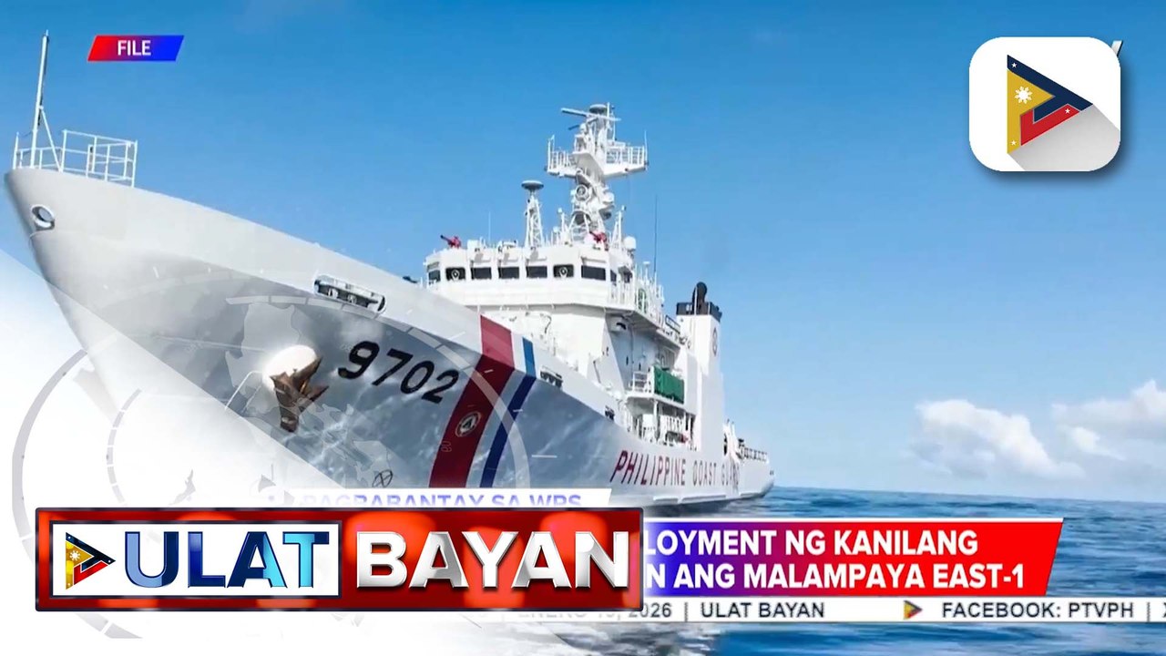 PCG, magdedeploy ng mga barko at iba pang assets para protektahan ang Malampaya East-1 laban sa anumang banta | ulat ni Patrick de Jesus